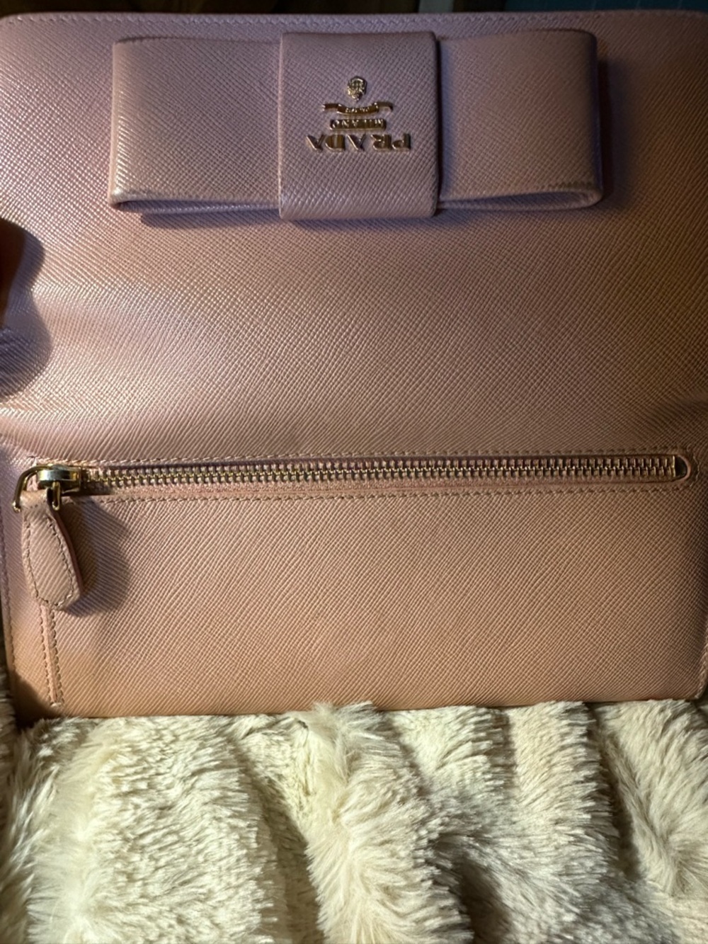 Prada Large Bow Wallet - Picture 5 of 9